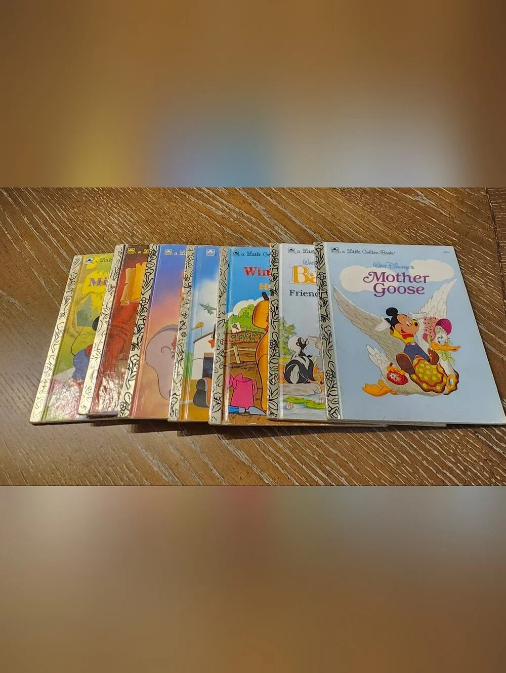 Lot Of 7 Walt Disney's Classics Little Golden Books